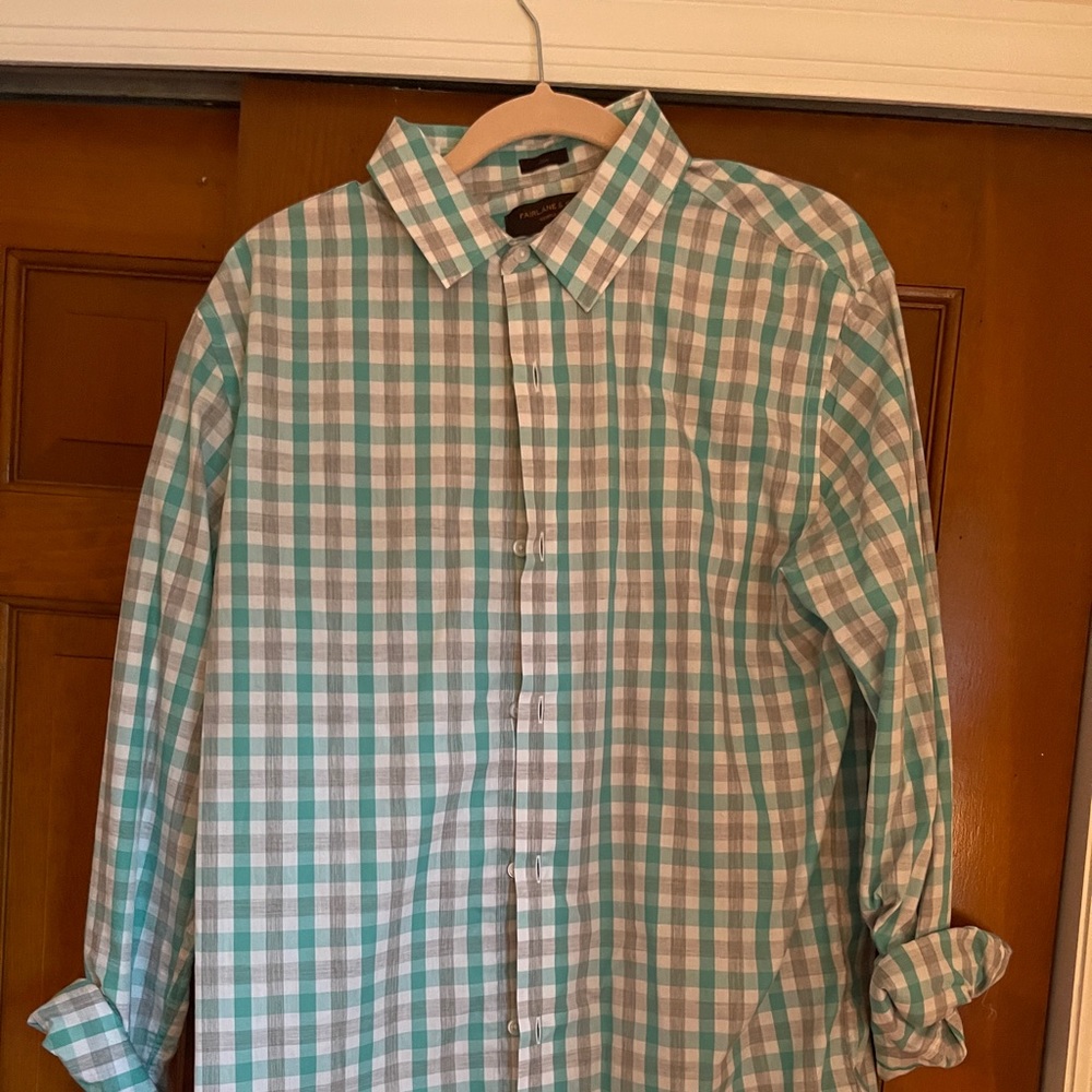 Fairlane and Sons Long Sleeve Button Down Mens Lg